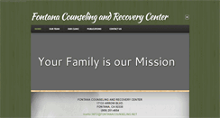 Desktop Screenshot of fontanacounselingandrecoverycenter.com